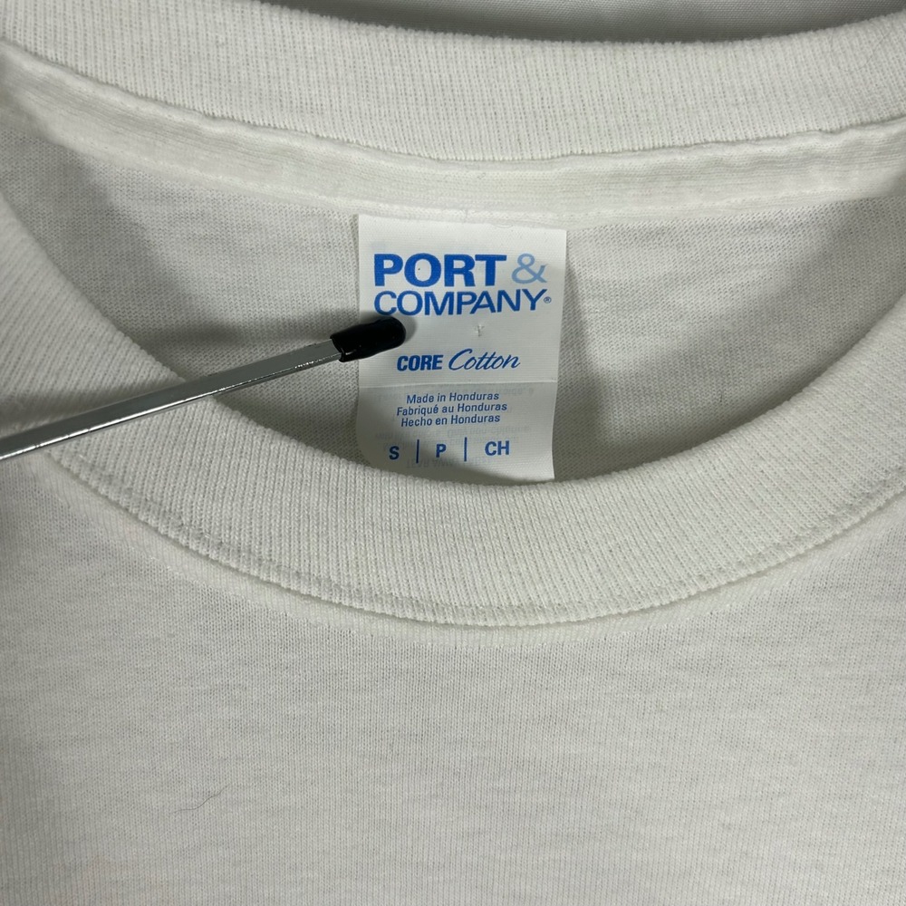 Port & Company Iowa Speedway T-Shirt Kids Small White Racing Graphic - Picture 2 of 3